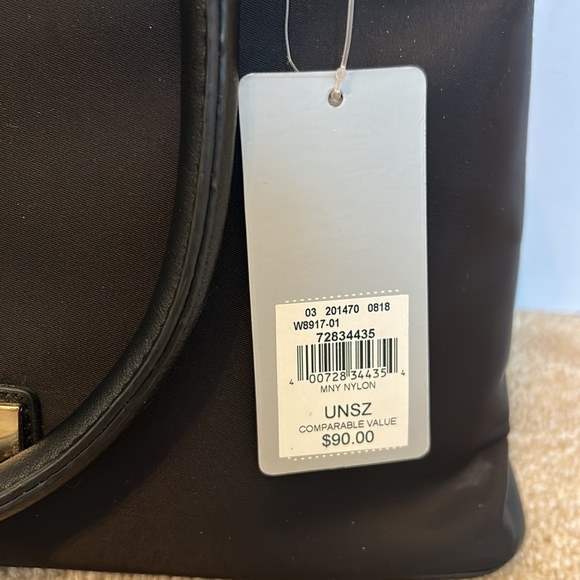 Marc New York (Andrew Marc) Black/Gold-Tone Satchel - Picture 3 of 9